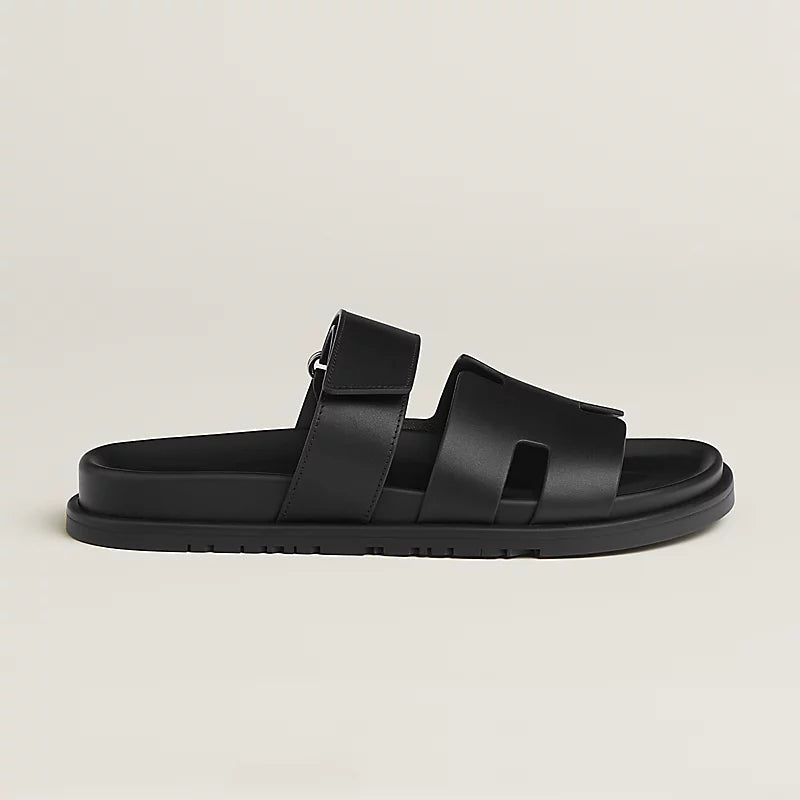 Sandales Hermes - Chypre - Noir