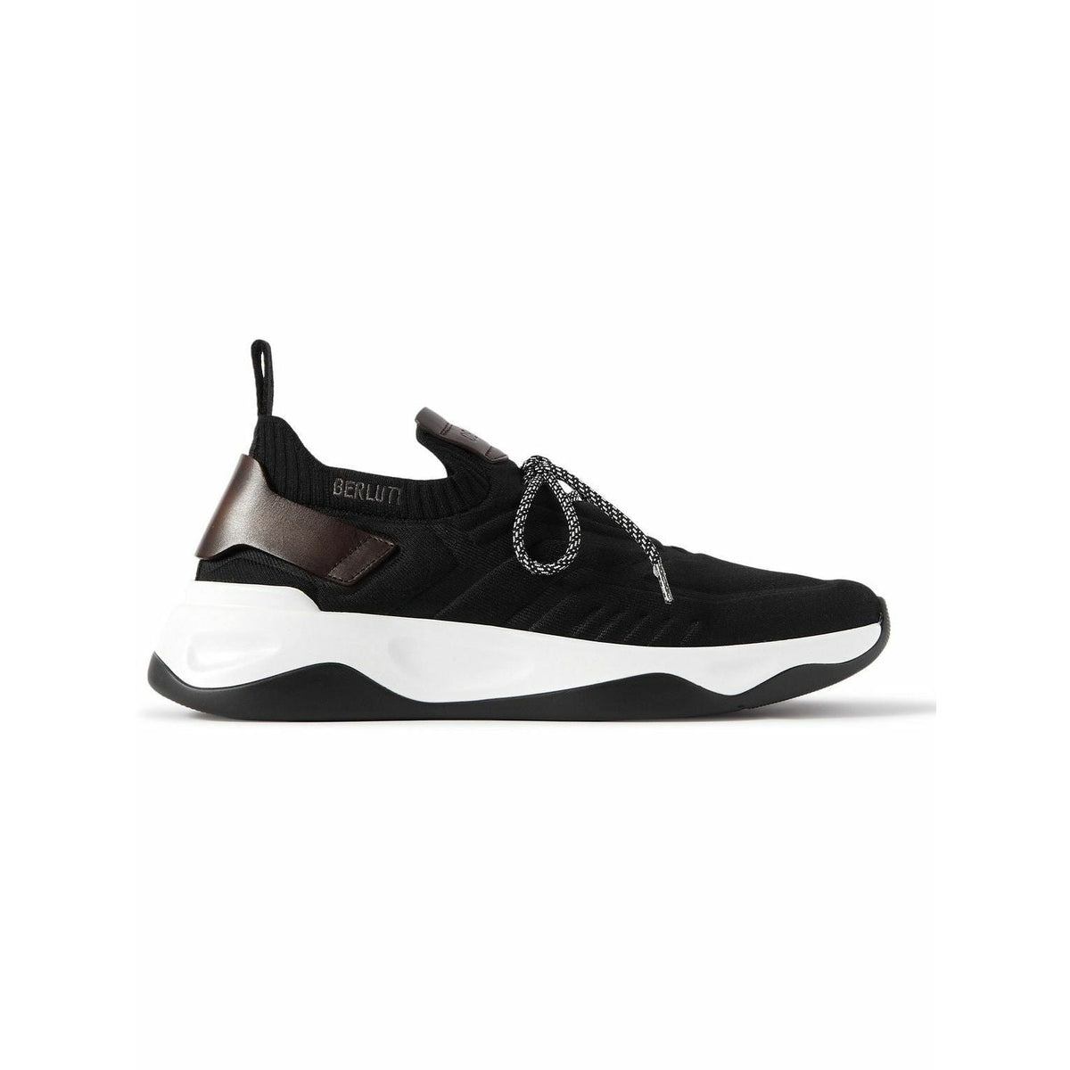 Espadrilles Berluti - Shadow - Maille et Cuir - Noir