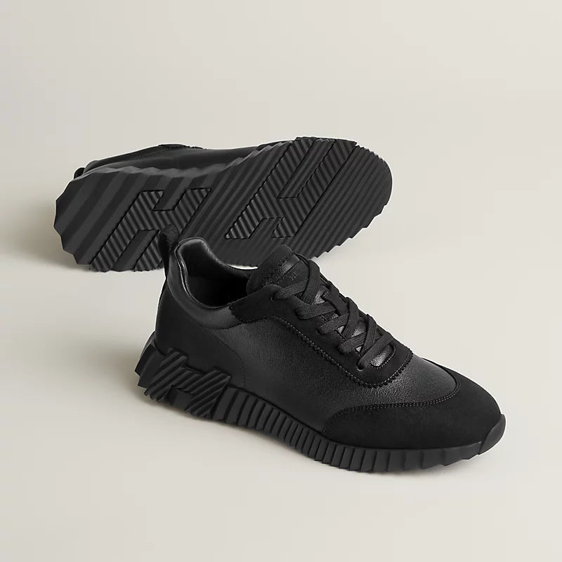 Espadrilles Hermes - Bouncing - Noir/Blanc