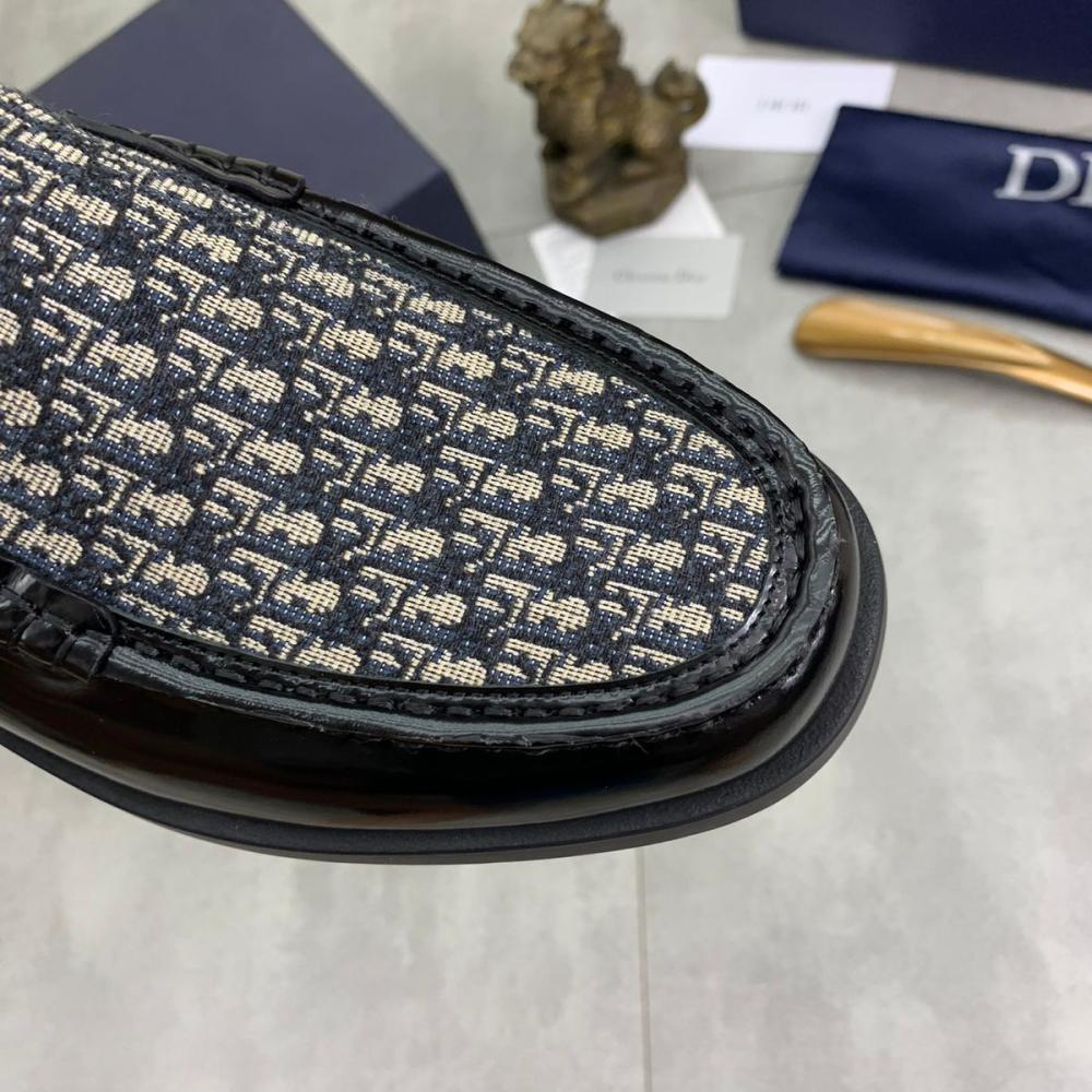 Mocassin Dior Cuir Cassé