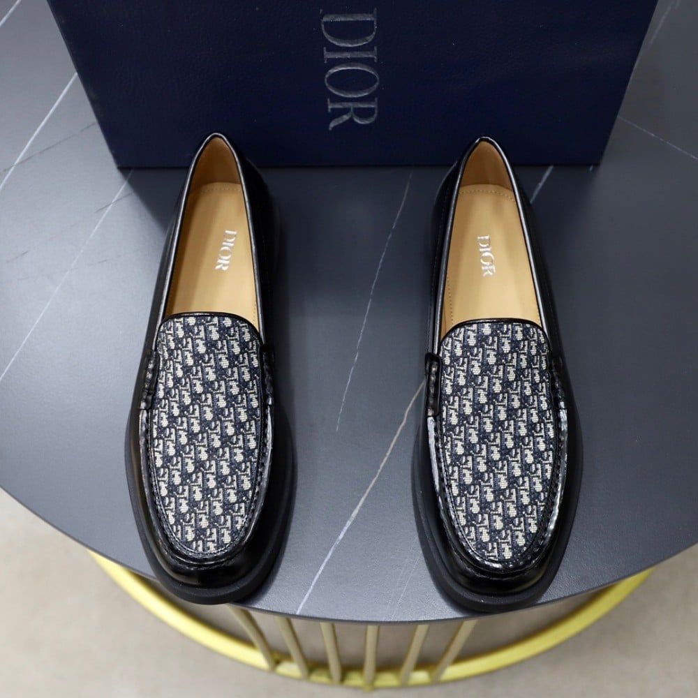 Mocassin Dior Cuir Cassé