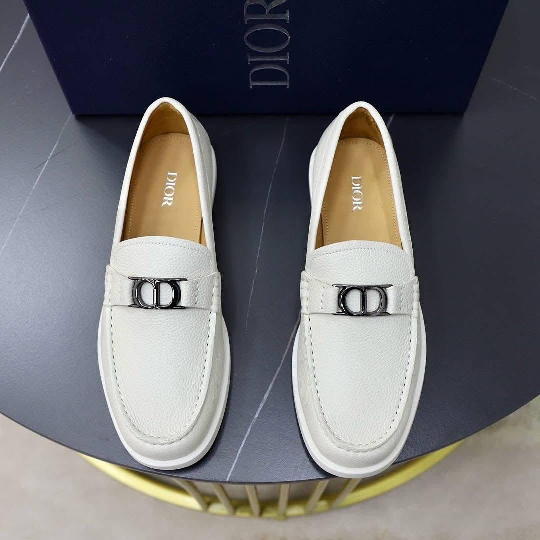 Mocassin Dior Blanc Classique