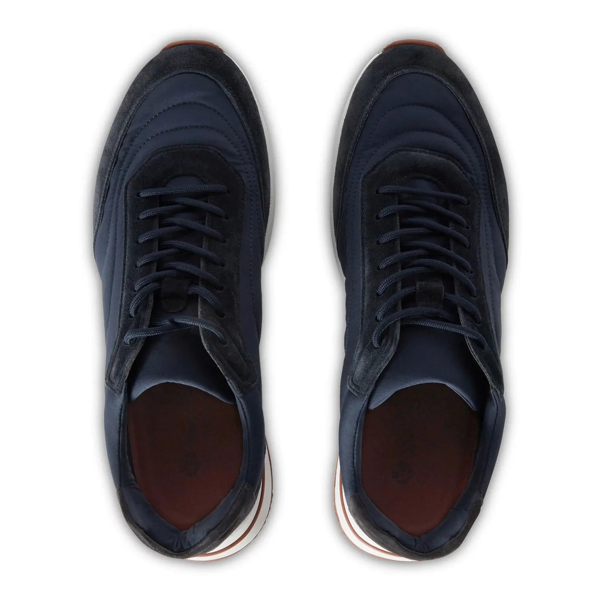 Espadrilles Loro Piana - Week End Walk Microfibre Storm System - Bleu Marine