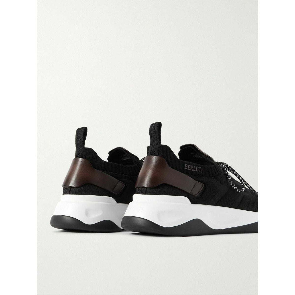Espadrilles Berluti - Shadow - Maille et Cuir - Noir