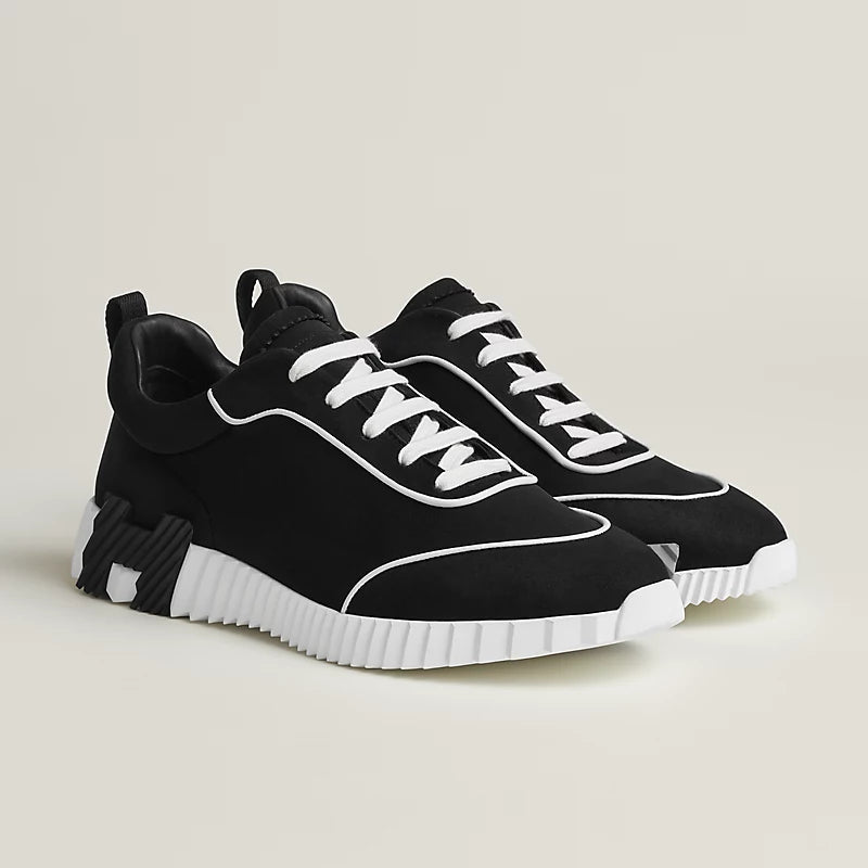 Espadrilles Hermes - Bouncing - Noir/Blanc