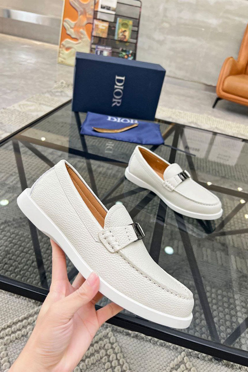 Mocassin Dior Blanc Classique