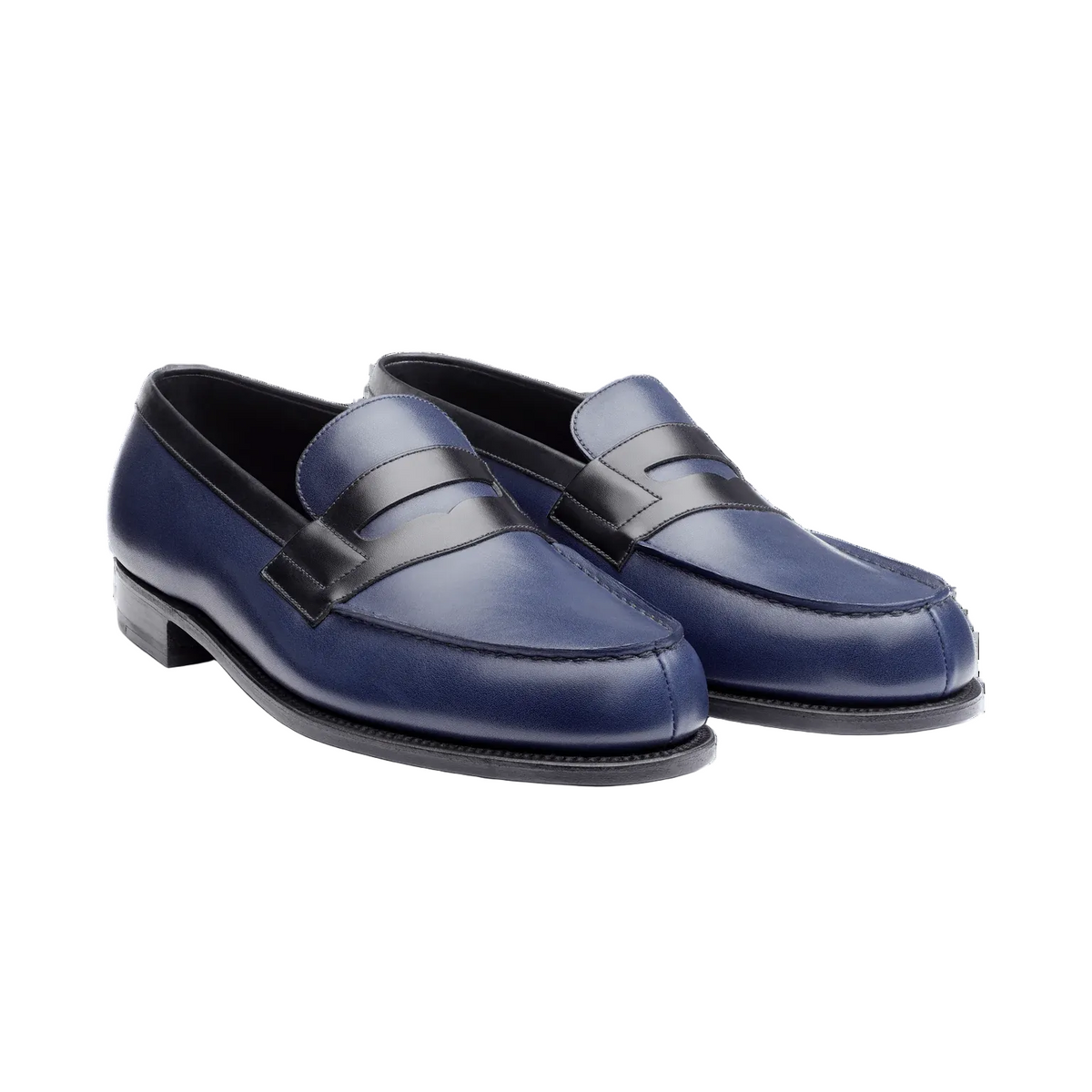 Mocassins J. M WESTON - 180 - Bleu Marine