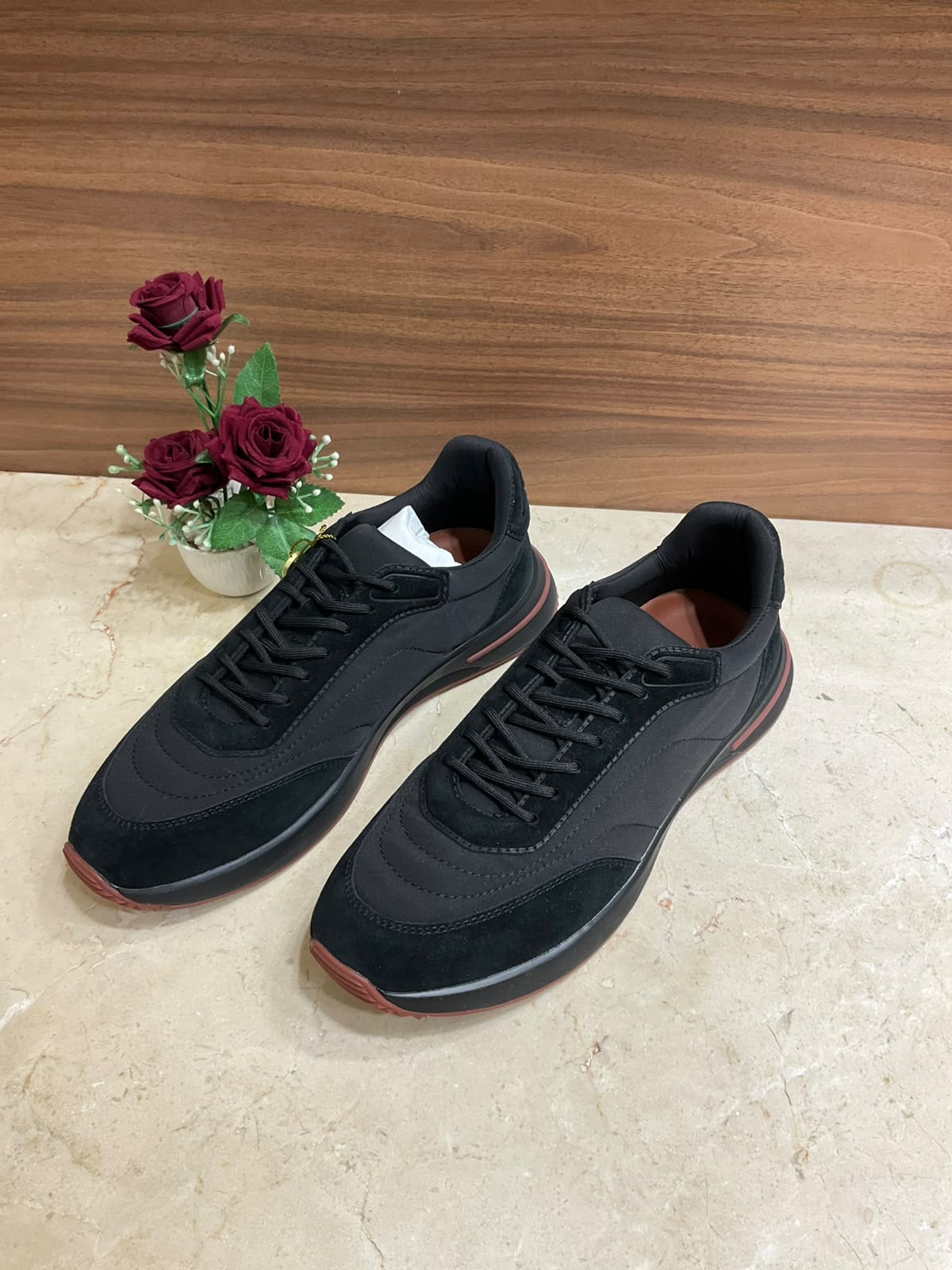 Espadrilles Loro Piana - Week End Walk Microfibre Storm System - Full Noir