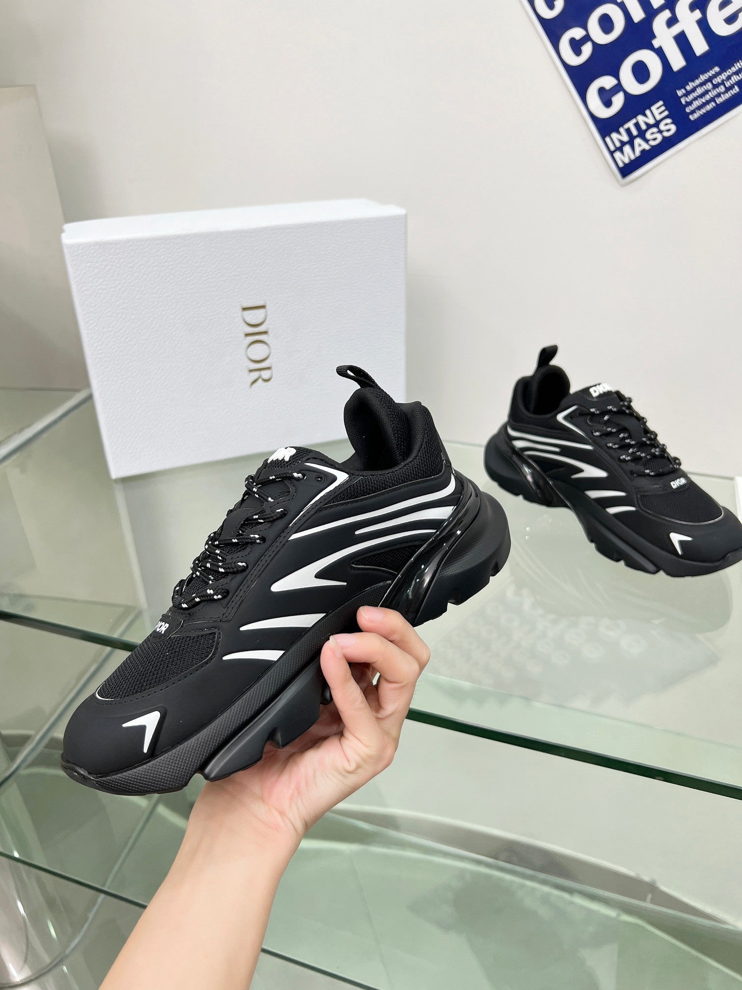 SNEAKER DIOR B44 BLADE A MAILLE BLACK 2025