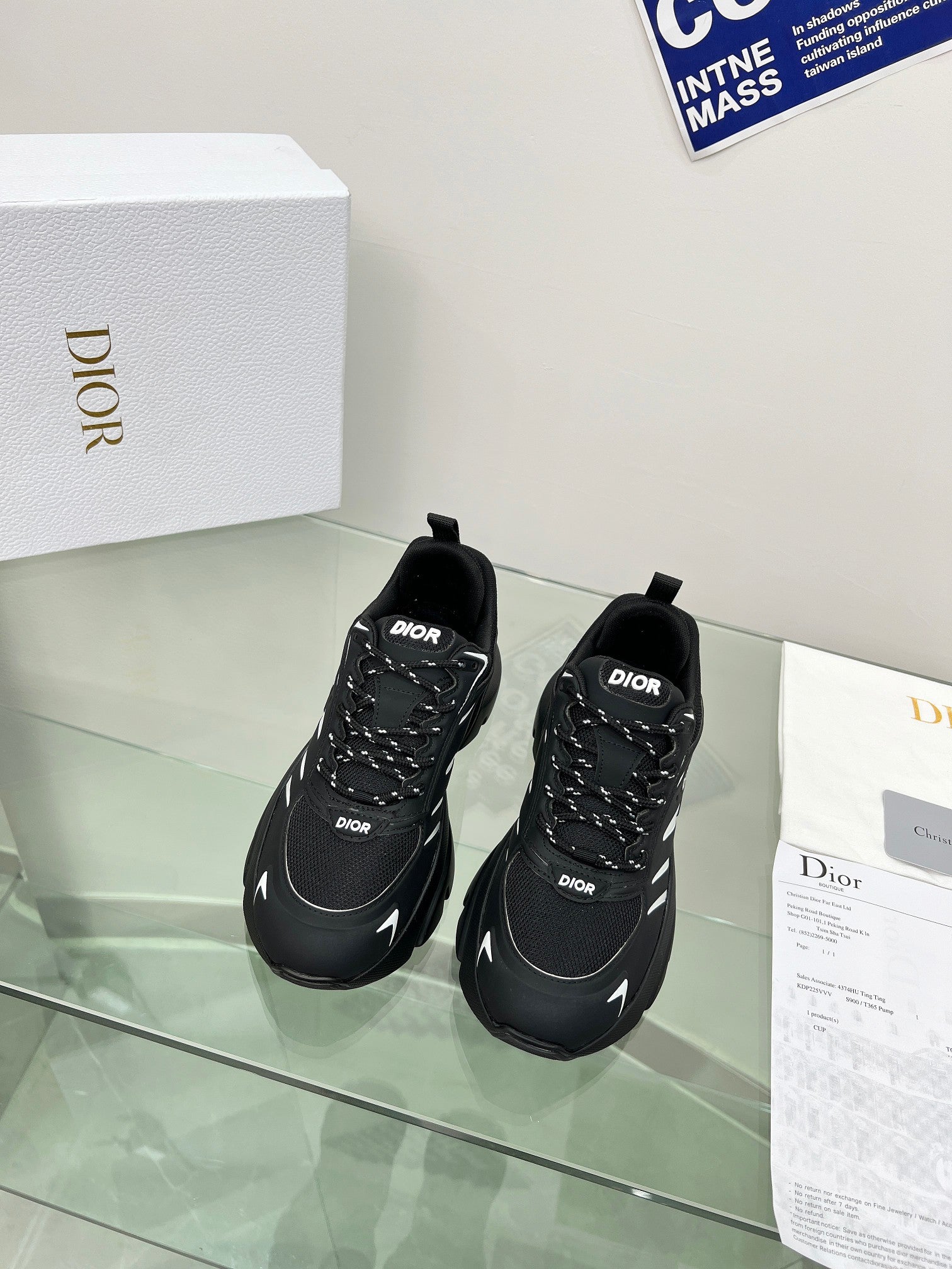 SNEAKER DIOR B44 BLADE A MAILLE BLACK 2025