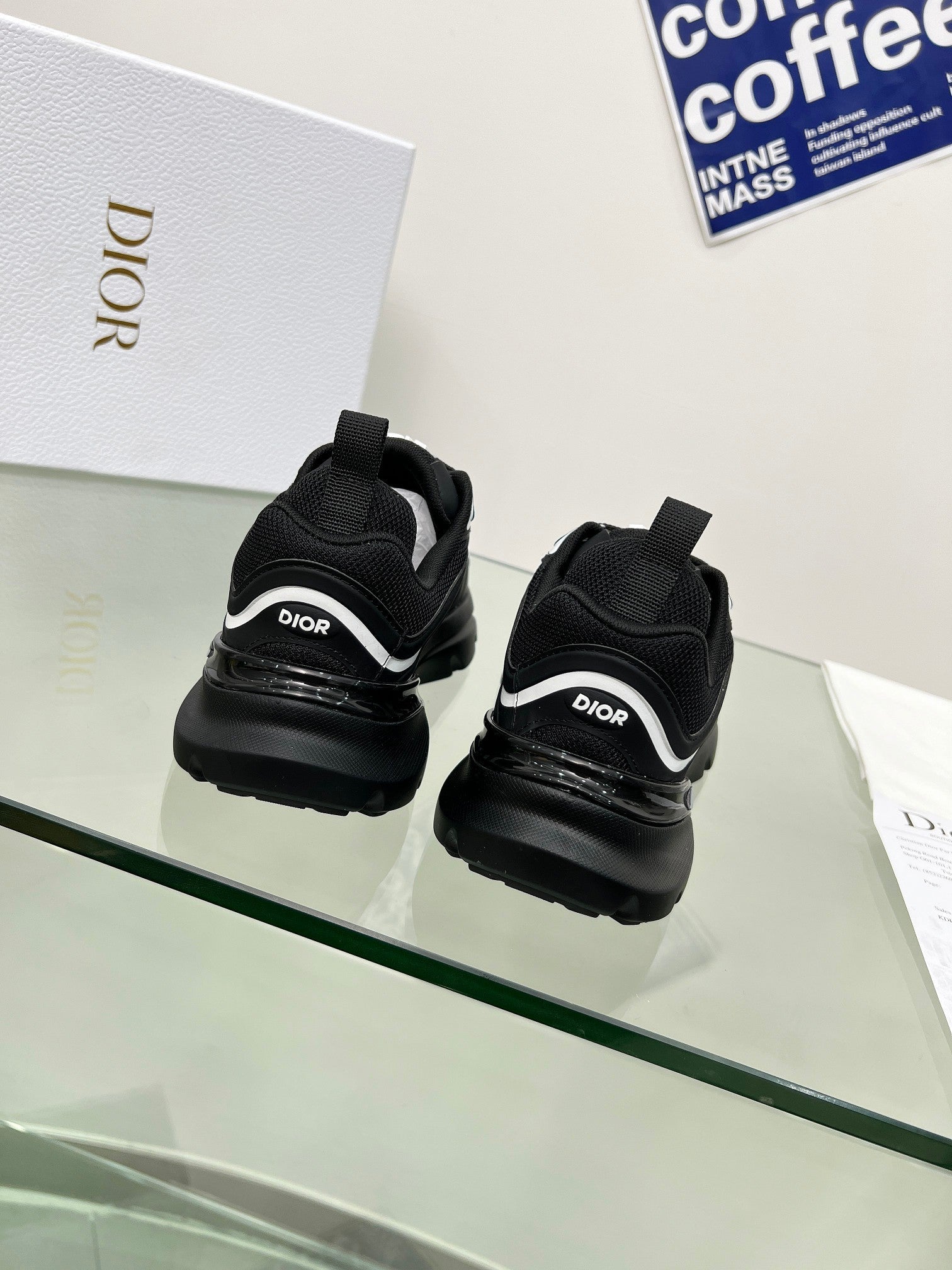SNEAKER DIOR B44 BLADE A MAILLE BLACK 2025
