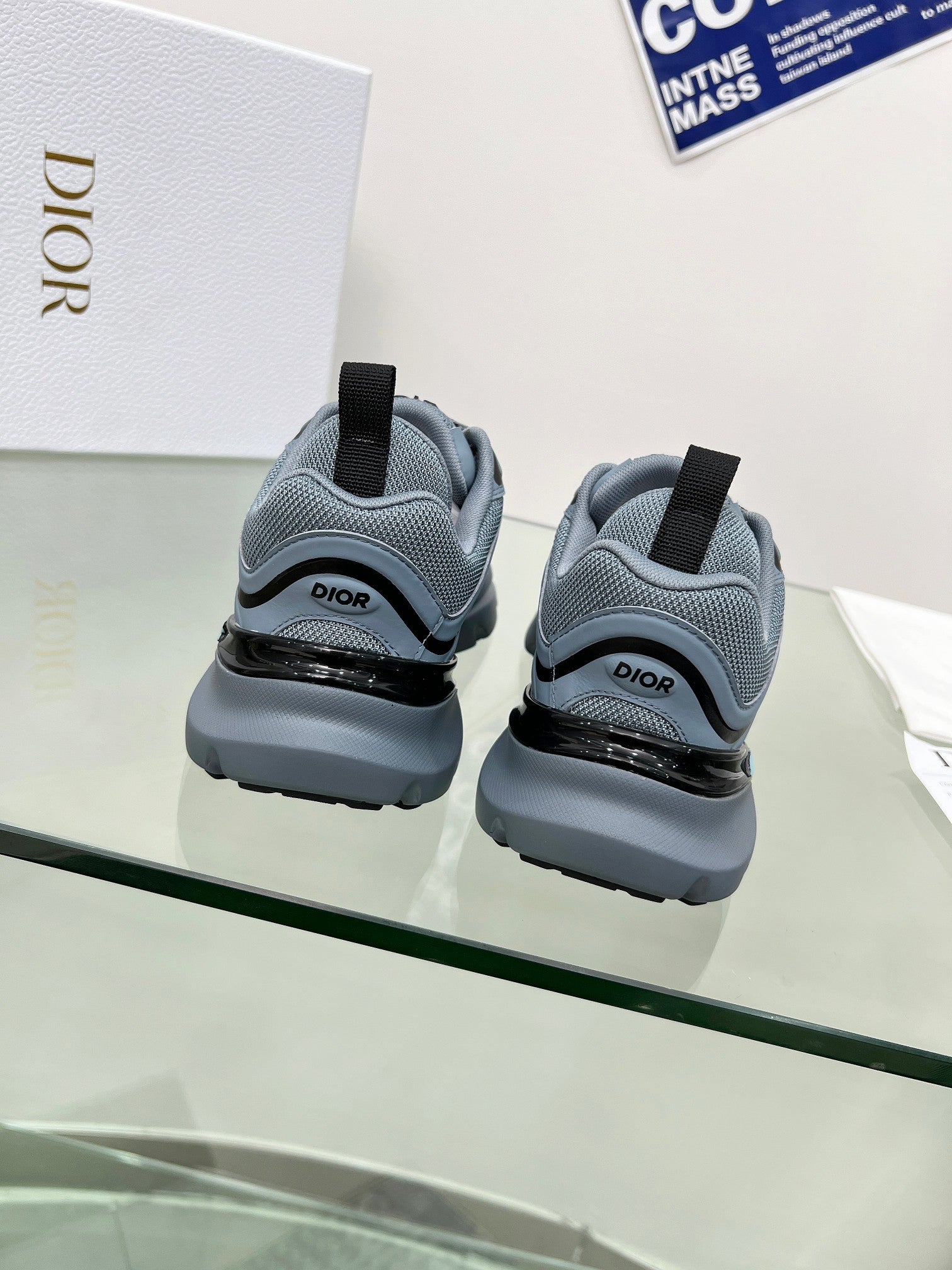 SNEAKER DIOR B44 BLADE A MAILLE GRIS 2025
