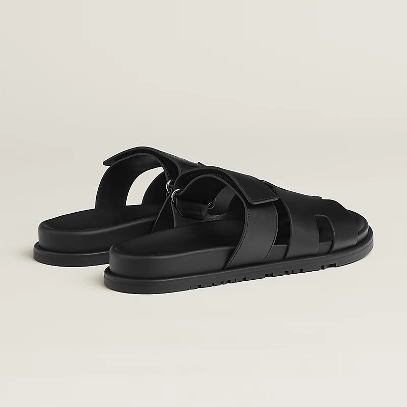 Sandales Hermes - Chypre - Noir