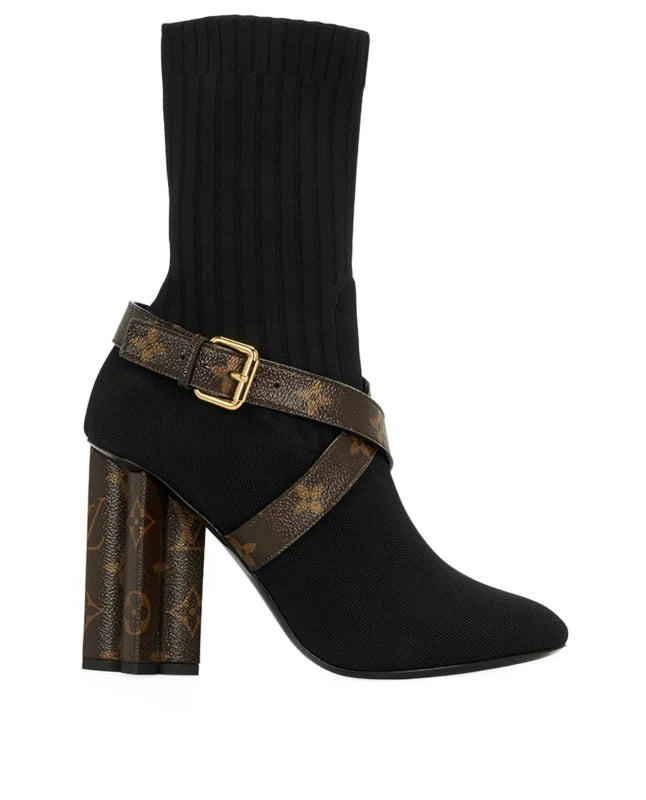 BOTTINES LOUIS VUITTON SILHOUETTE EN MONOGRAME