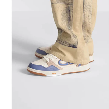 BASKETS DIOR B57 EN BLEU/BLANC CREME