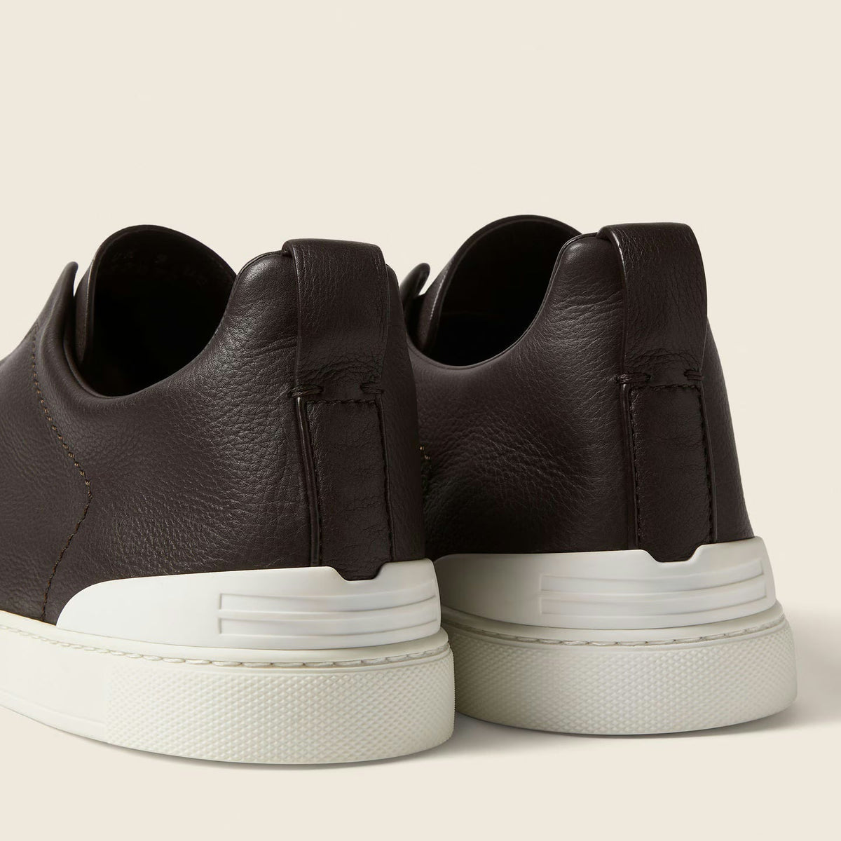 Espadrilles Zegna - Triple Stitch™ SECONDSKIN - Marron Foncé