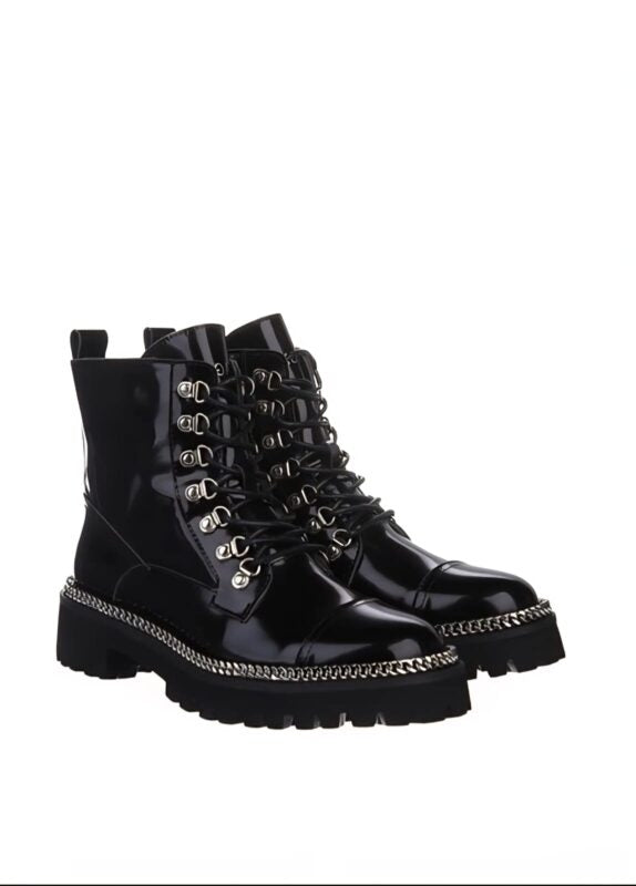 BOTTINES BALMAIN ARMY COLLECTION EN NOIR