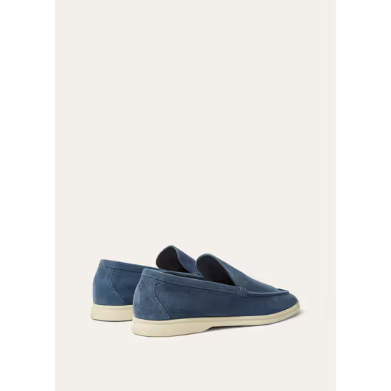 Mocassins Loro piana - Summer Walk Loafer - Bleu Marine
