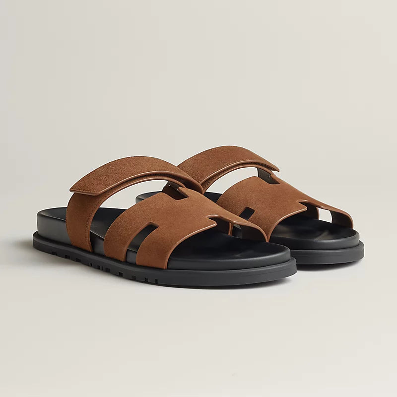 Sandales Hermes - Chypre - Brun Fumé