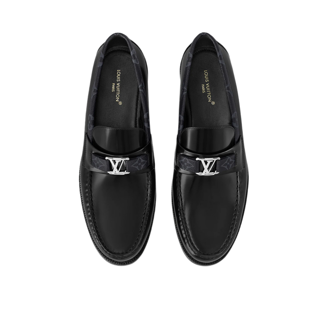 Mocassin Louis Vuitton Dress Shoe MAJOR in Black