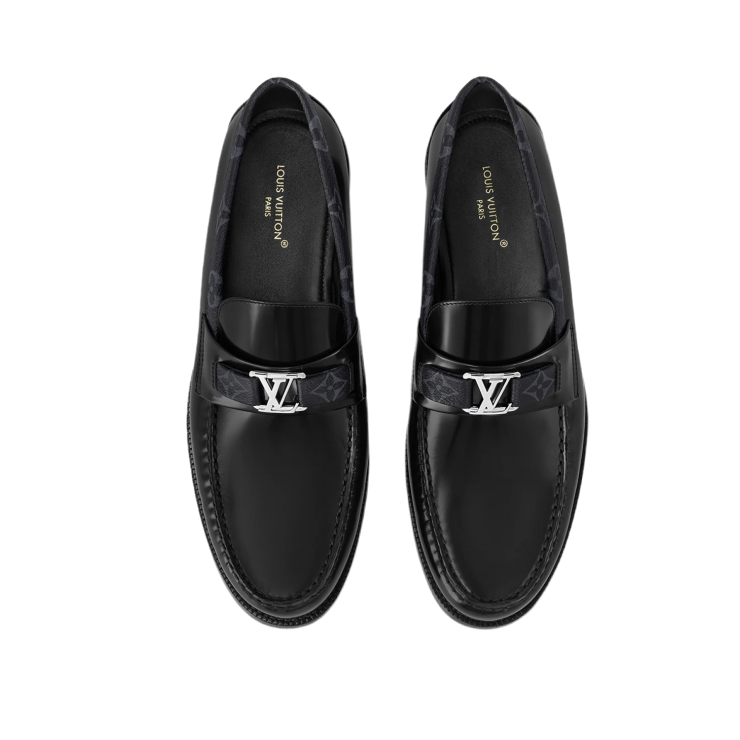 Mocassin Louis Vuitton Dress Shoe MAJOR in Black