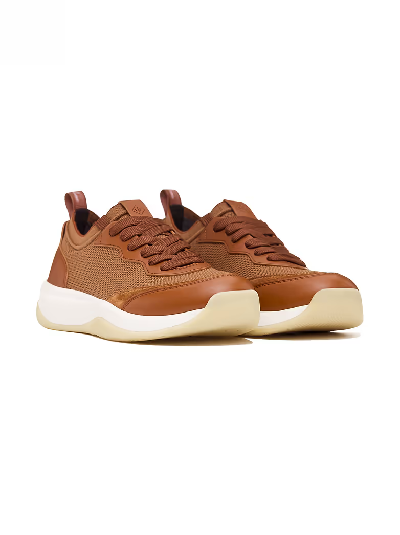 BASKETS LORO PIANA 410 LP WALK WISH EN MARRON BRUN