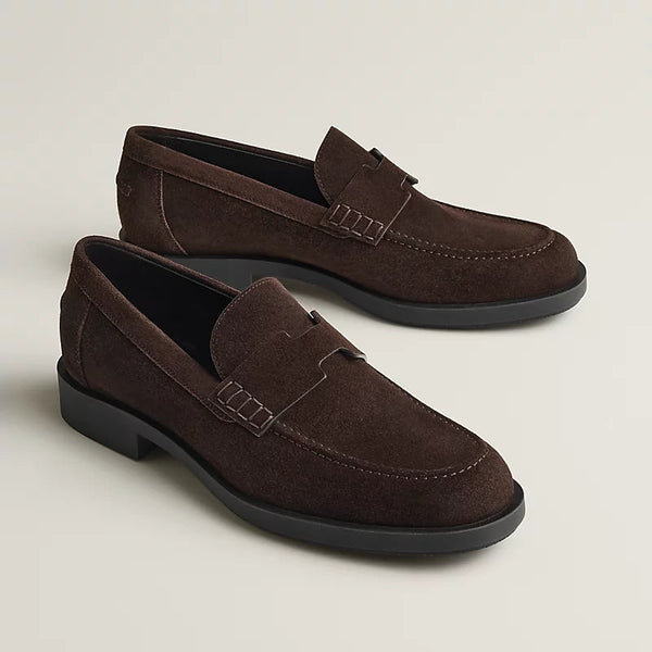 Mocassins Hermes - Lyde - Marron