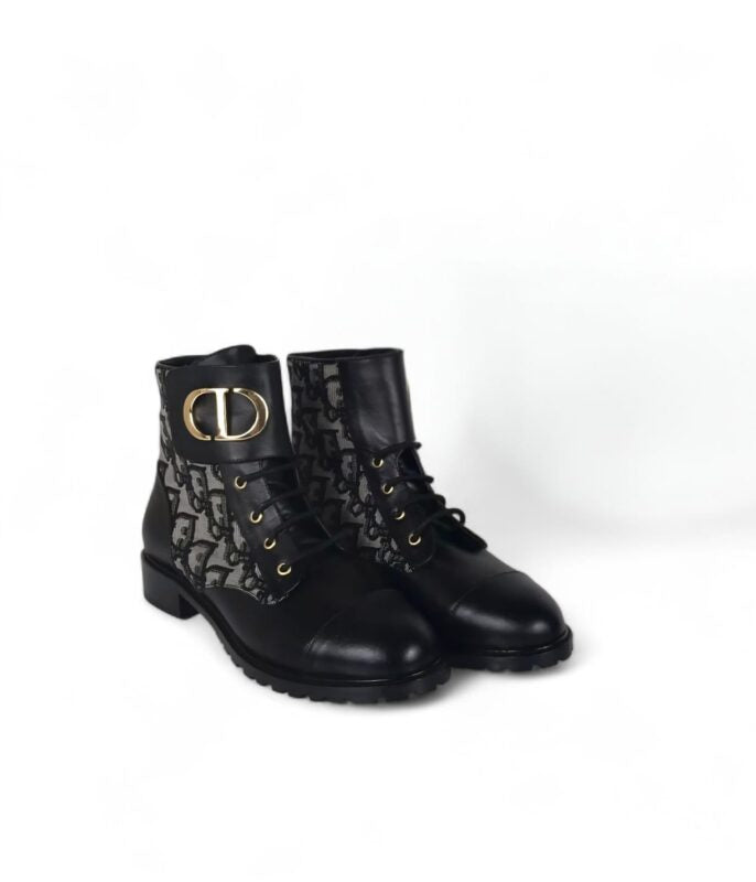 BOTTINES DIOR CD EN NOIR