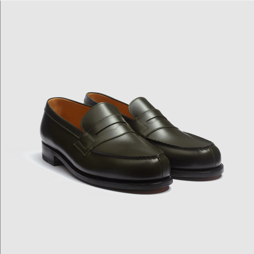 MOCASSIN J. M WESTON 180 EN VERT OLIVE