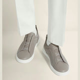 Espadrilles Zegna - Triple Stitch™ SECONDSKIN - Gris Clair