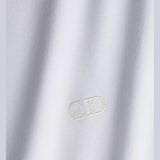 T-Shirt Christian Dior - CD Brodé - Coupe Regular - Blanc