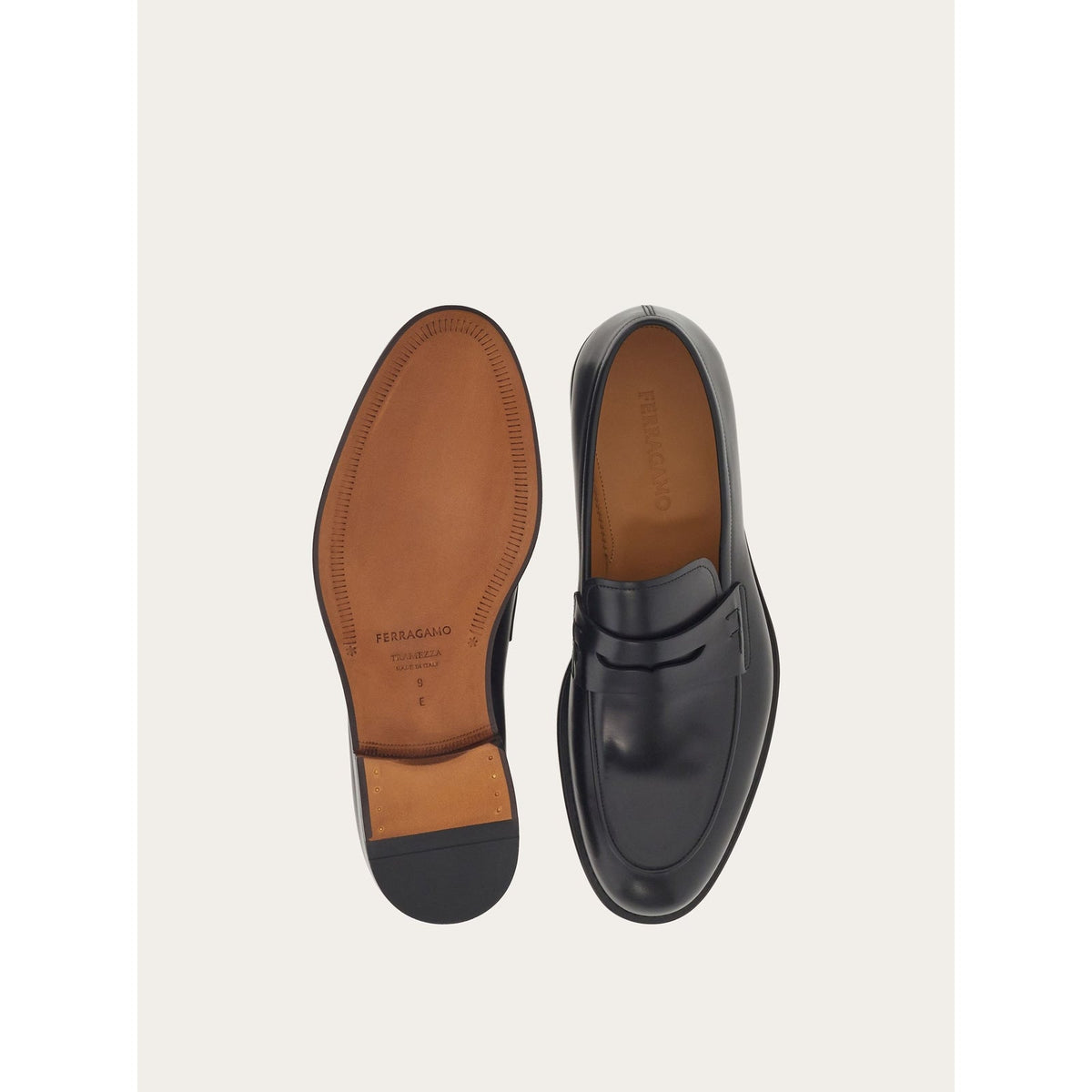 Mocassins Ferragamo - Tramezza Penny - Noir