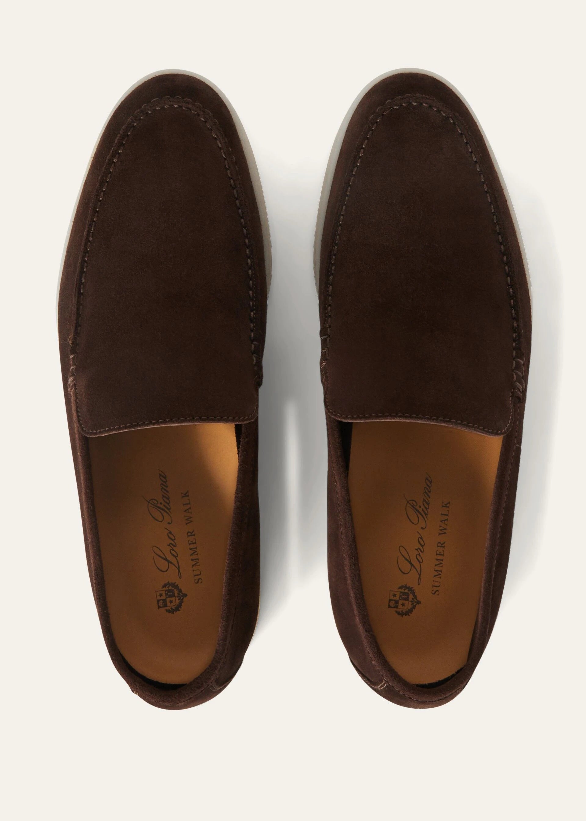 Loro piana Mocassins summer walk chocolate