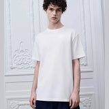 T-Shirt Christian Dior - Logo Brodé - Coupe Relax - Blanc