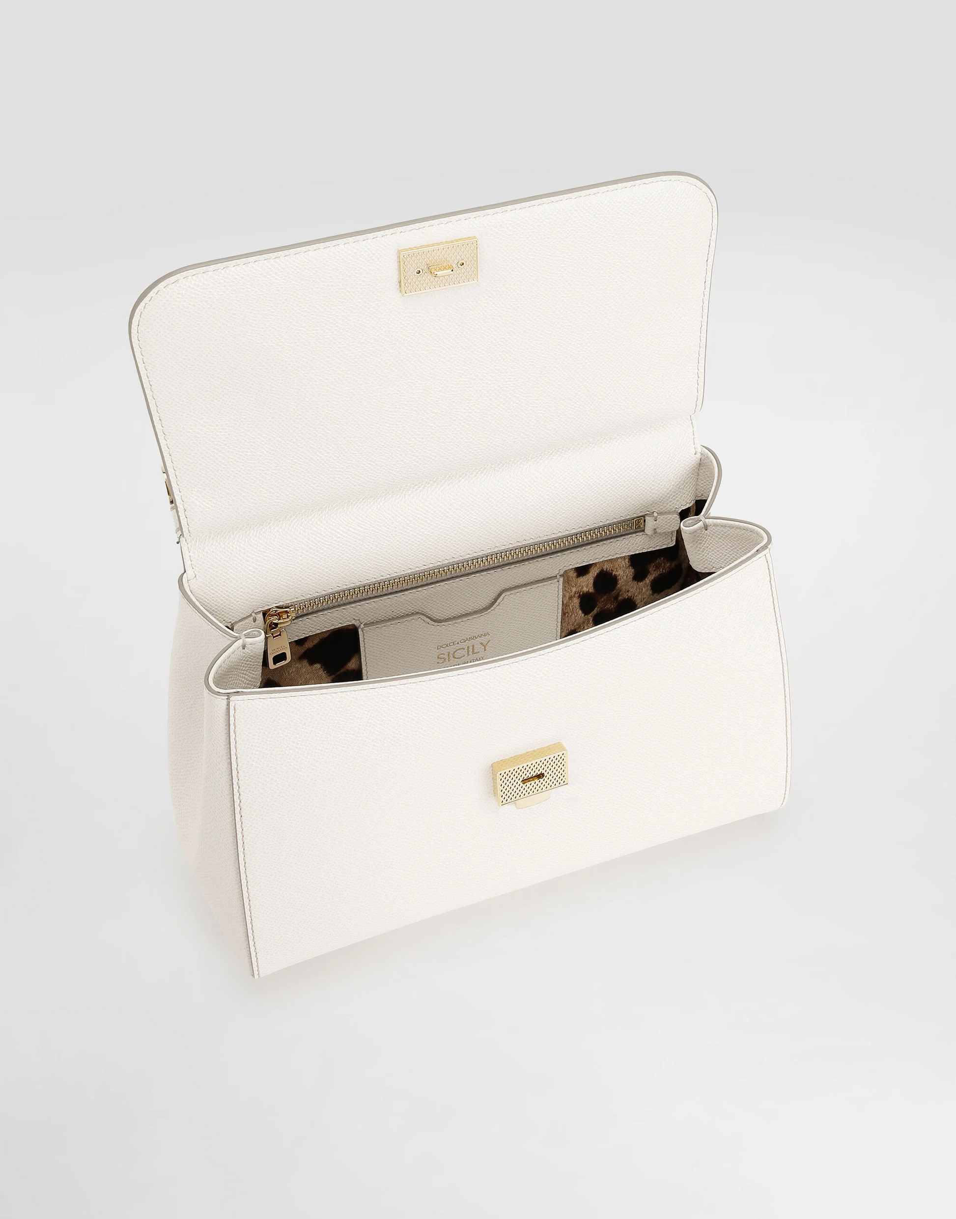 DOLCE & GABBANA Grand sac Sicily en cuir de veau Dauphine
