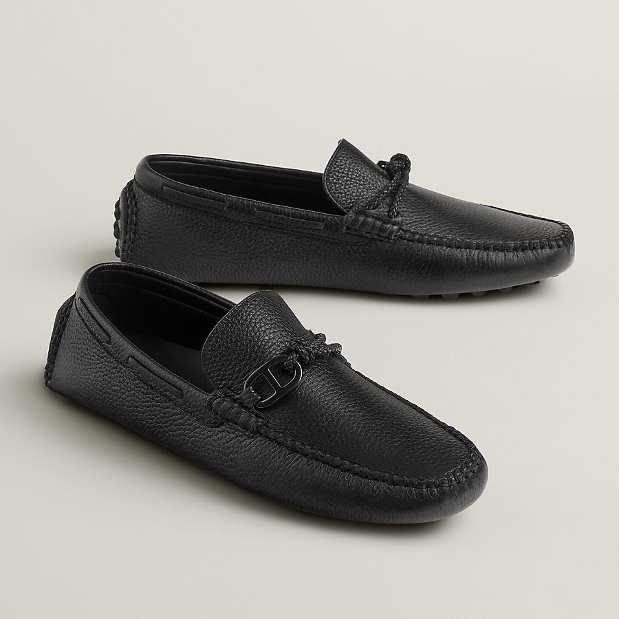 Mocassin Hermes Black Fear