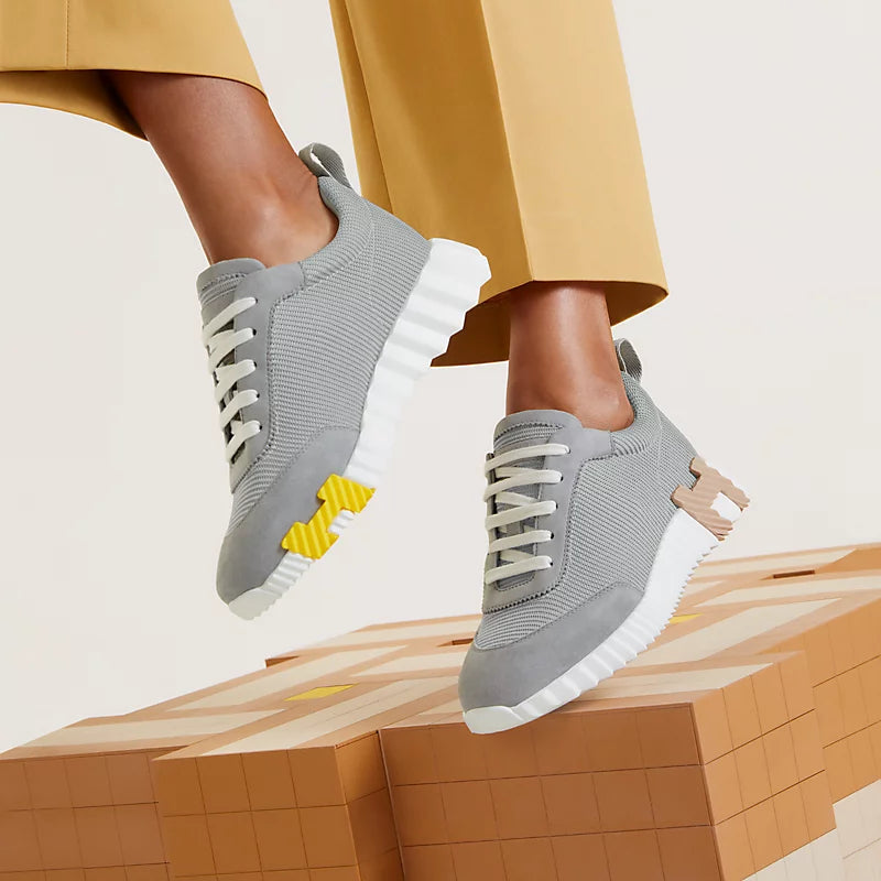 Espadrilles Hermes - Bouncing - Gris Tempérance