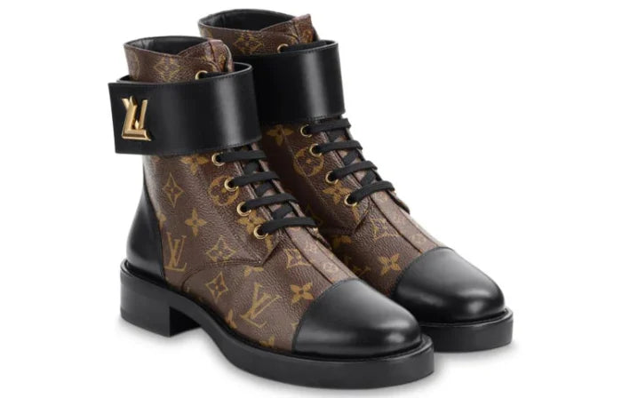 BOTTINES LOUIS VUITTON WONDERLAND EN MONOGRAMME/NOIR