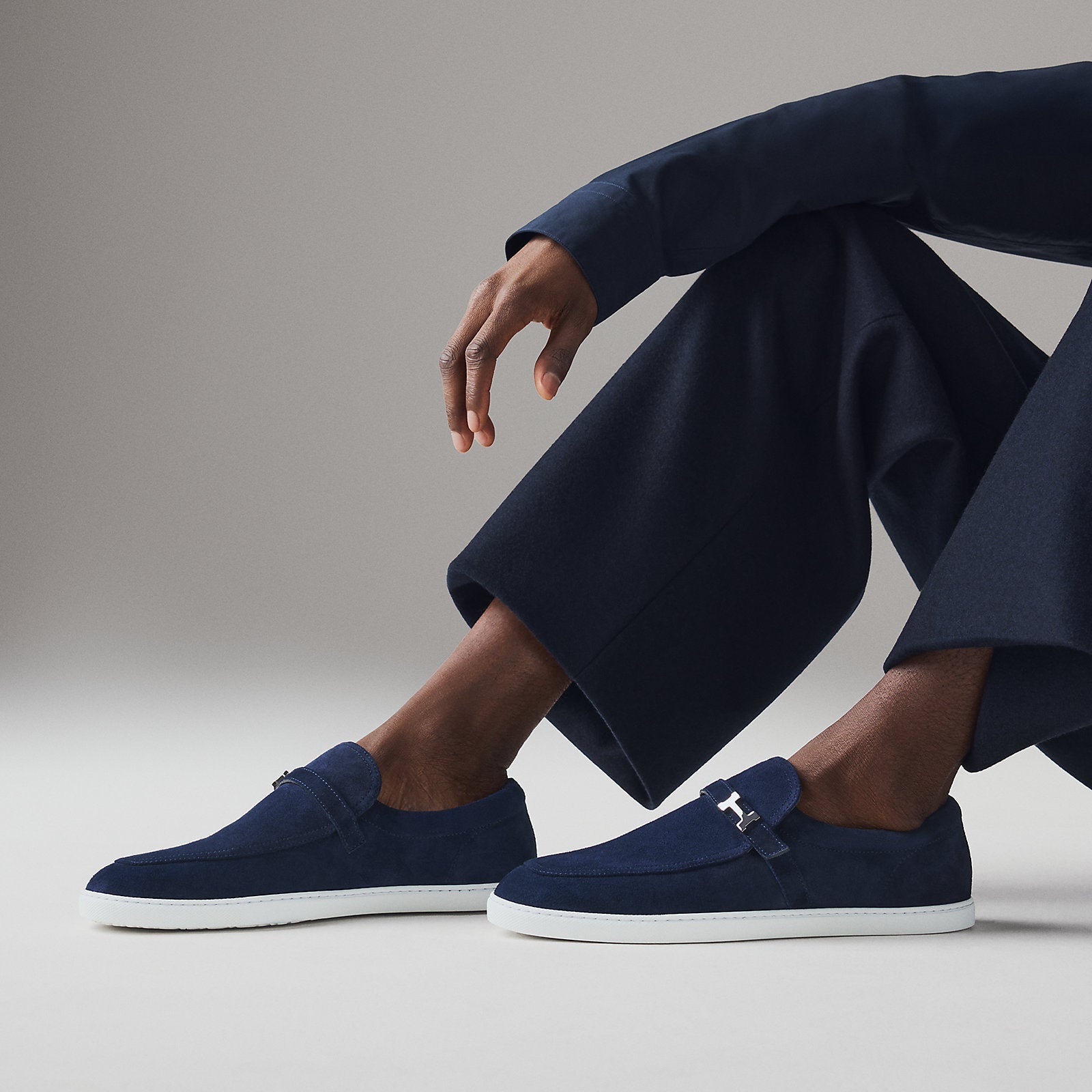 Mocassins Like Hermès - Blue