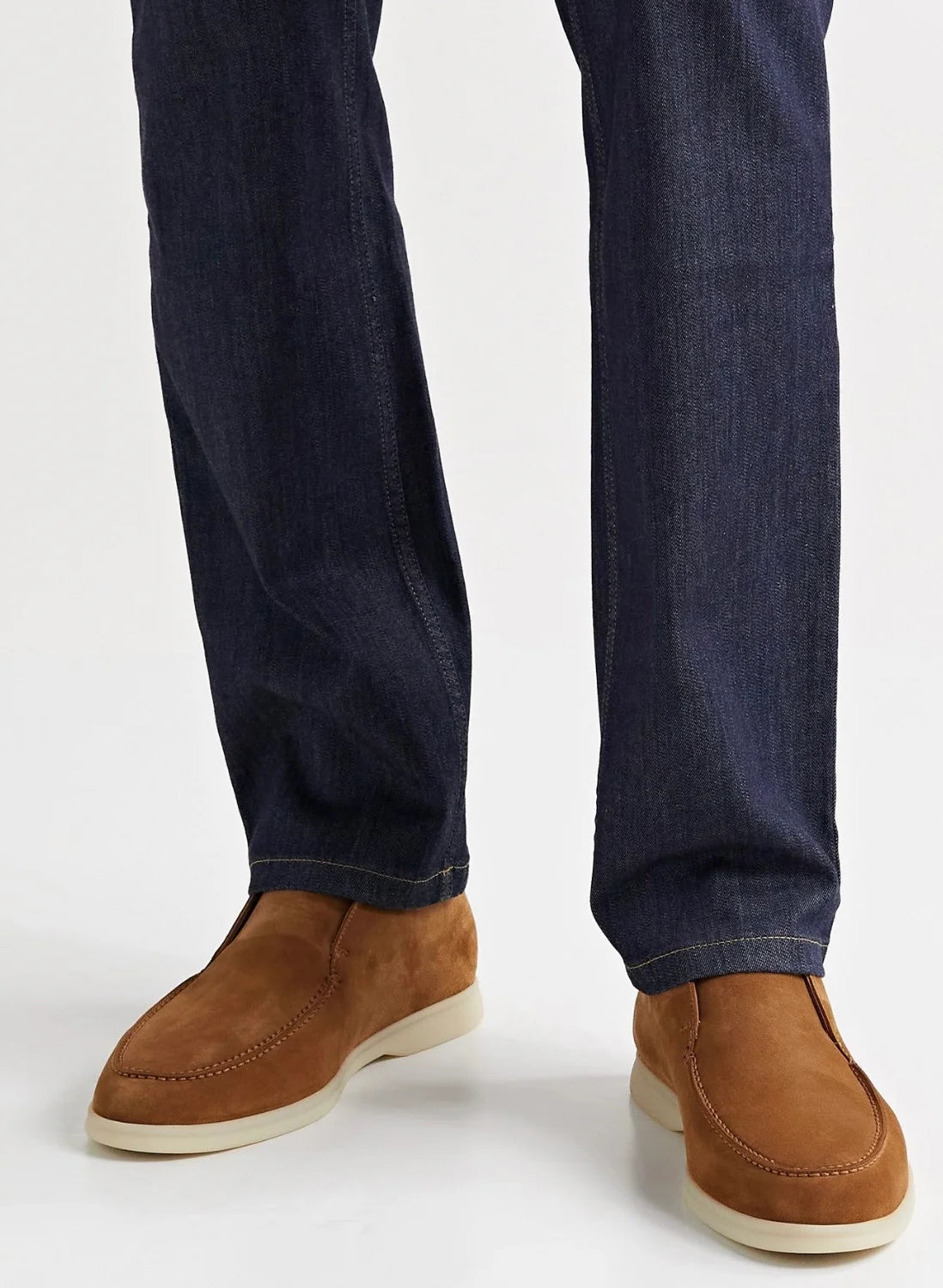 Loro piana - Open Walk Suede Boots - Brown