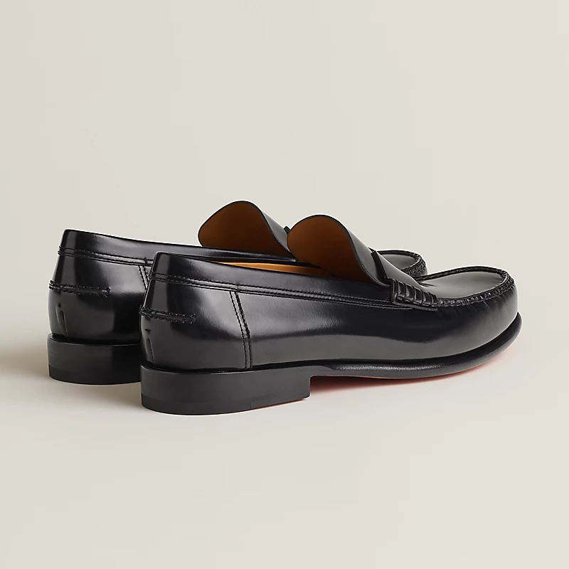 MOCASSINS HERMES KENNEDY EN NOIR