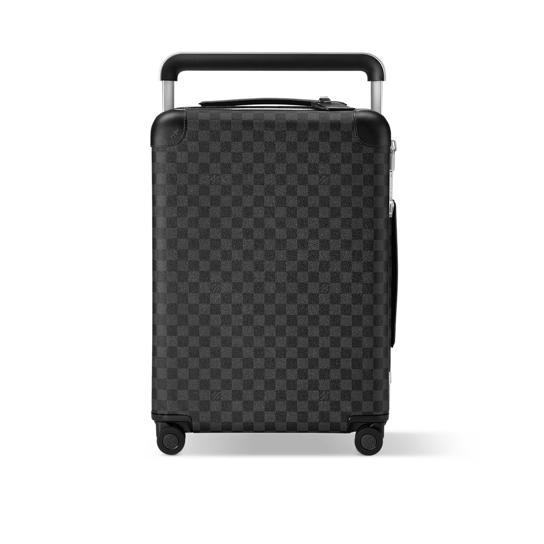 VALISE LV HORIZON 55 EN TOILE DAMIER GRAPHITE