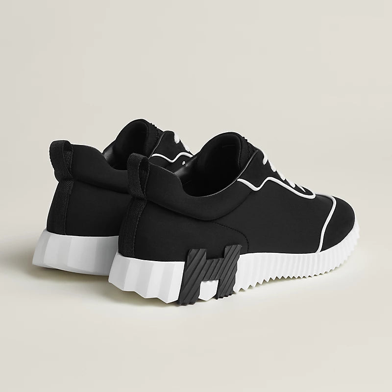 Espadrilles Hermes - Bouncing - Noir/Blanc