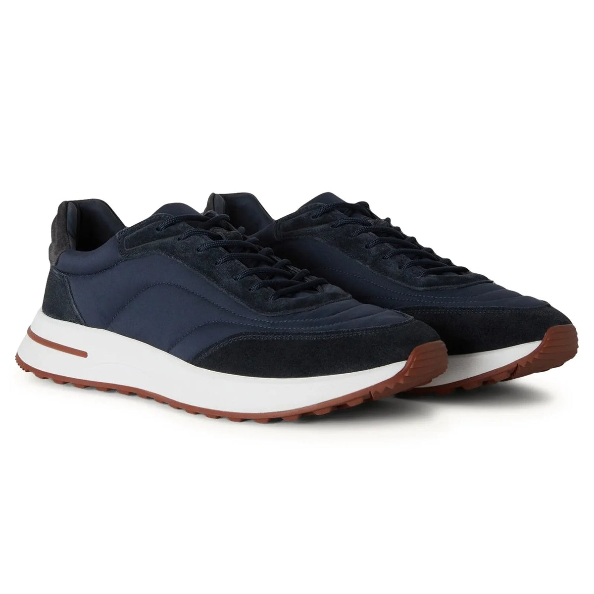 Espadrilles Loro Piana - Week End Walk Microfibre Storm System - Bleu Marine
