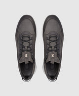 STEFANO RICCI Grey nubuck sneakers