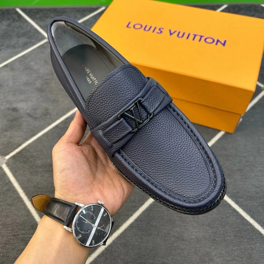 Mocassin Louis Vuitton Bleu Mate