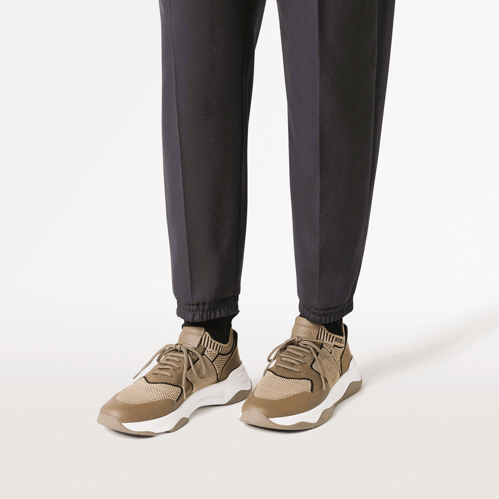 SNEAKER BERLUTI FAST TRACK EN CUIR DE VEAU VENEZIA EN VERT