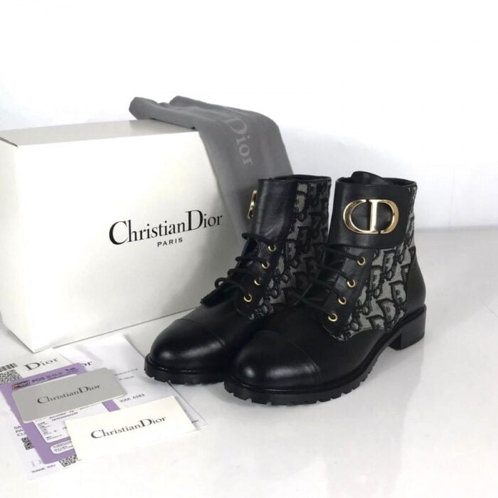 BOTTINES DIOR CD EN NOIR