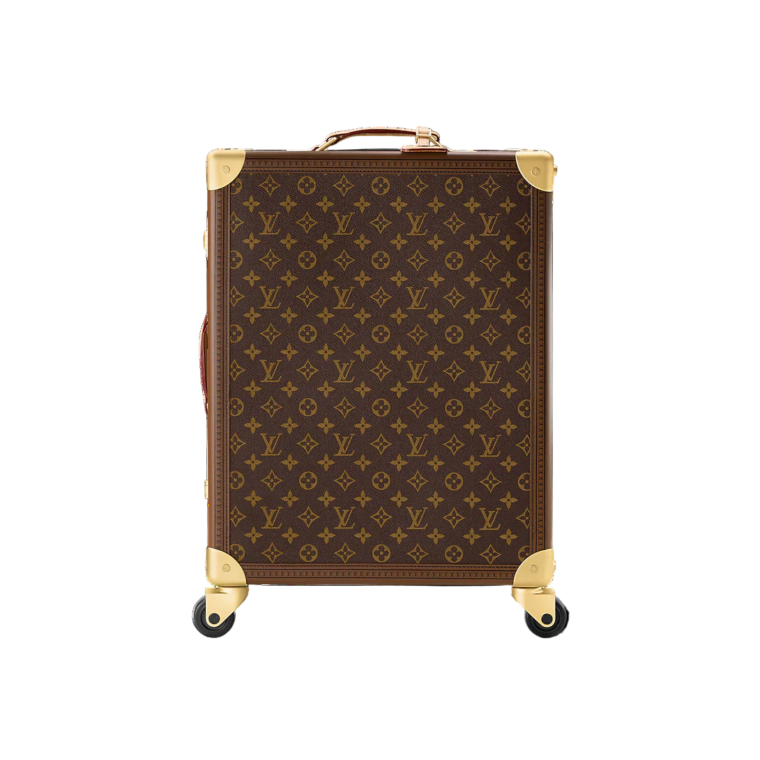 MALLE ROULANTE EN TOILE MONOGRAMME