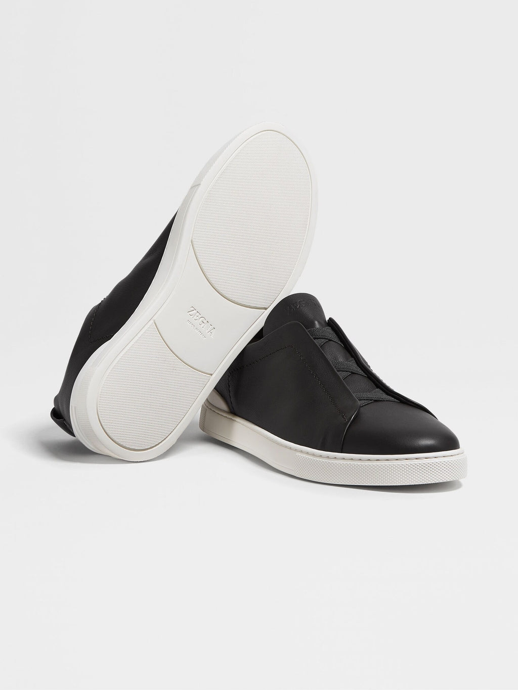 BASKETS ZEGNA TRIPLE STITCH™ SECONDSKIN EN NOIR